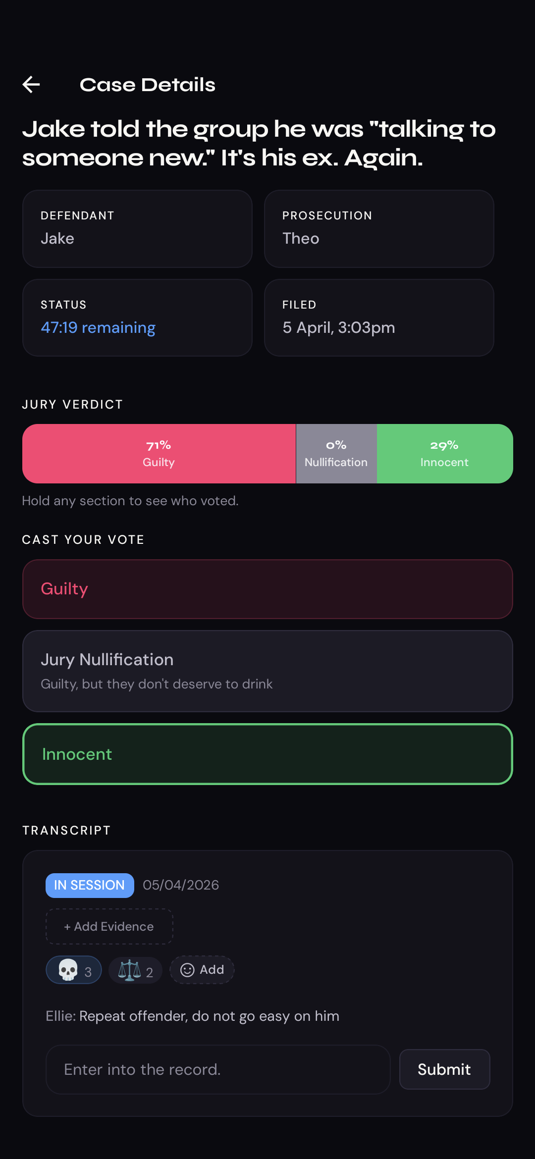 FineTime app case details